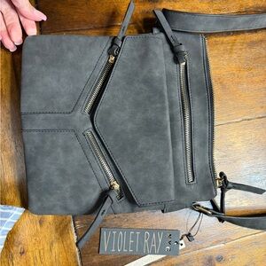 Violet Kay Gray Crossbody Bag